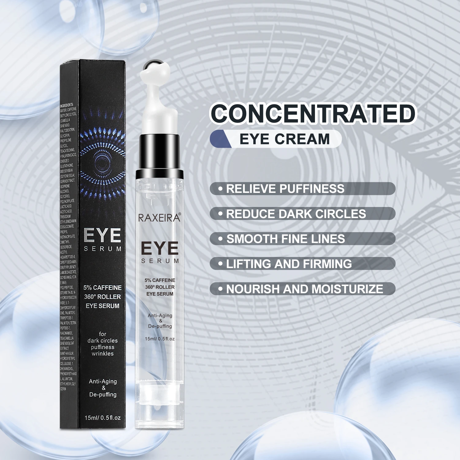 New Arrival Anti-Aging Eye Roller SerumTo Help Diminish Fine Lines And Wrinkles