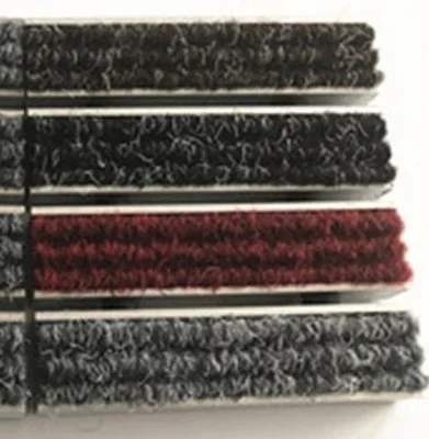 Durable AntiSlip Outdoor Entrance Carpet Aluminium Doormat Groove System Dirt Removal Aluminum Entrance Floor Doormat for Hotel