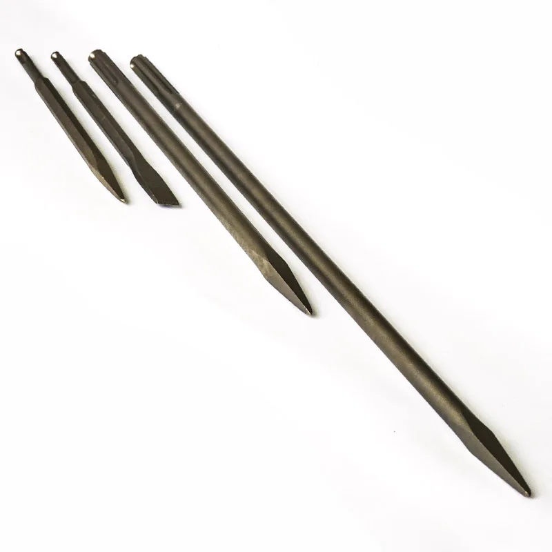 250 400 600 mm length SDS PLUS SDS MAX POINT & FLAT chisel for concrete stone