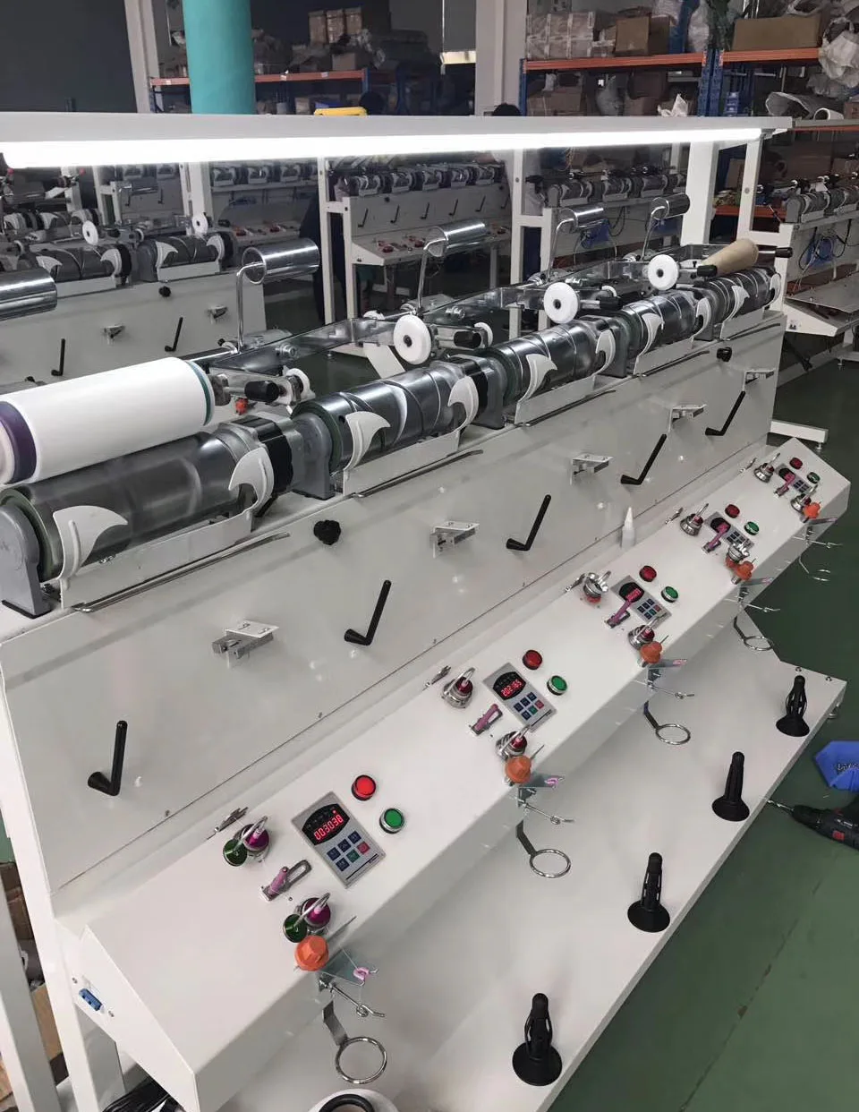 
Yarn cone winder machine rewinding 