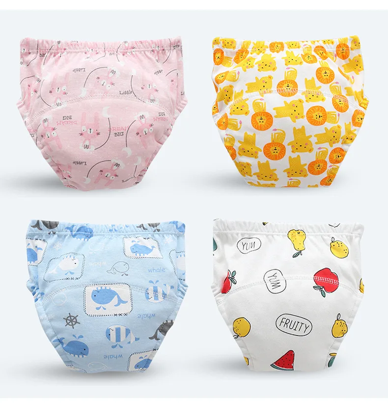Bverionant Wholesale Factory Direct Cotton Unisex Baby Training Diapers Washable Nappies Reusable Breathable Baby Cloth Diaper
