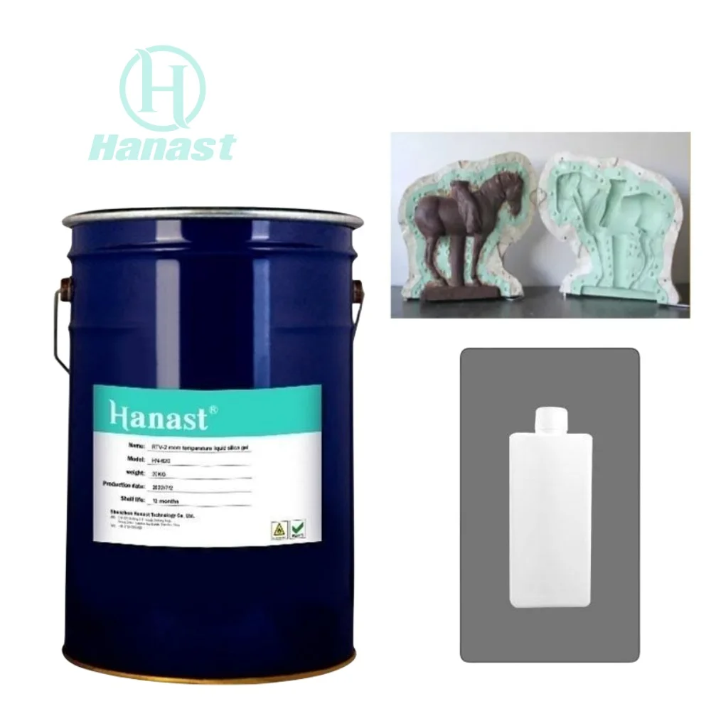 2024 Hot Sale Cultural Stone Statue Wall Brick Craft Mold Making Translucent RTV-2 Industrial Grade Liquid Silicone Rubber