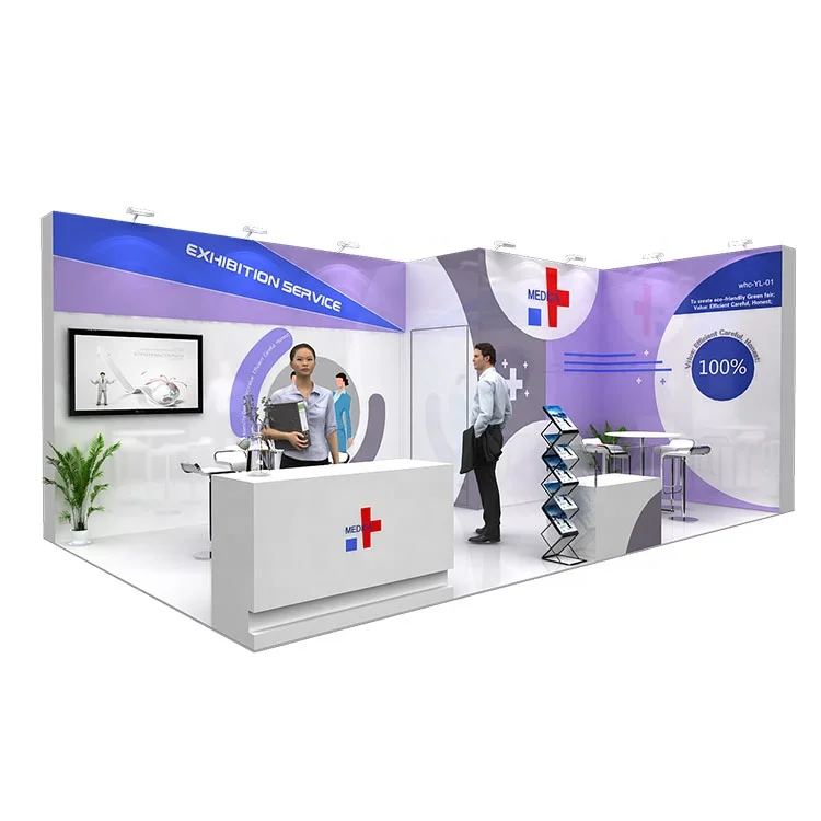 IZEXPO 30 минут быстрой сборки 3*7 м выставочный стенд и модульный портативный