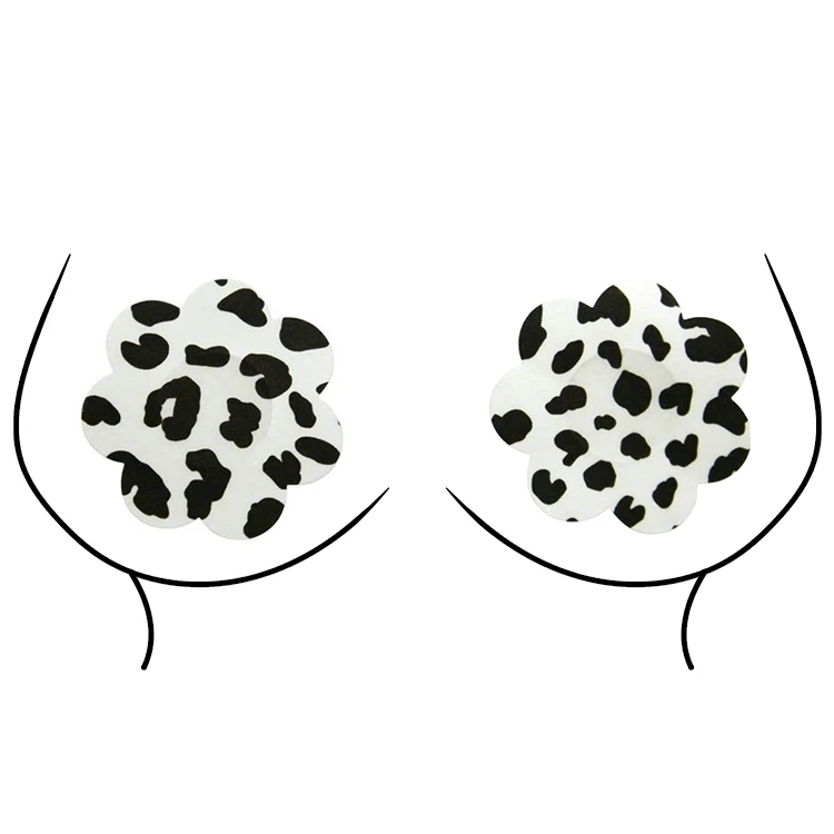 Aimitoy Wholesale Sexy girls leopard print custom pasties boobs nipple cover