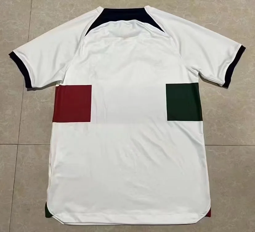 Portugal 2022 national football Jersey white soccer game tops top thai