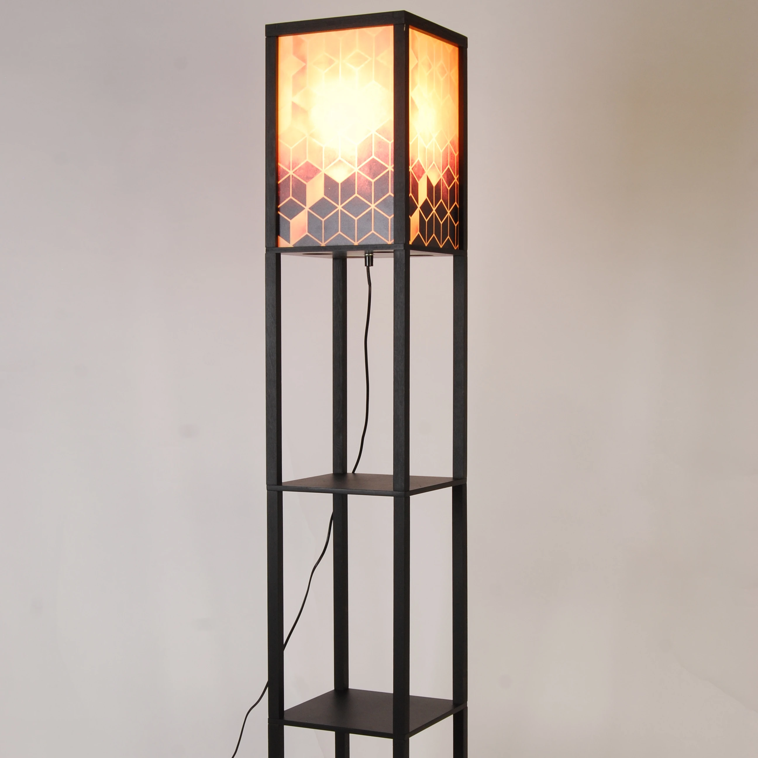 DIY Style KD Flat Small Packing Standing Lamp for Decoration Living Room Different Pattern for Selections