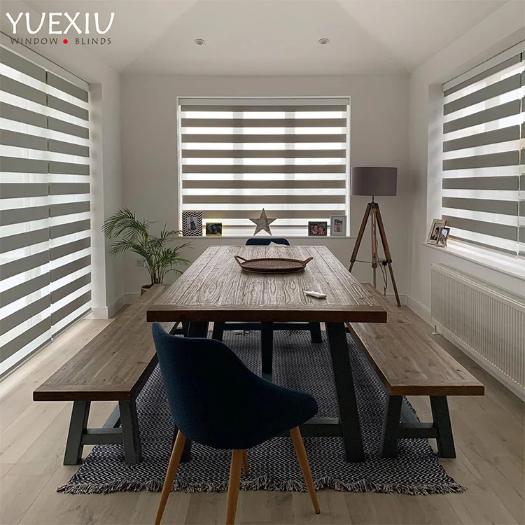 Guangzhou Yuexiu custom rainbow zebra shade blackout roller blinds zebra blinds manufacturers