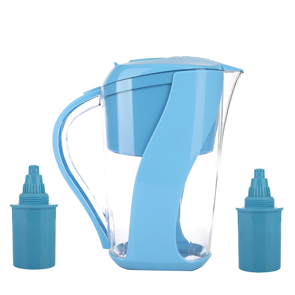 Alkaline water filter pitcher with 6-Stage Carbon Water Filter Removes Chlorine