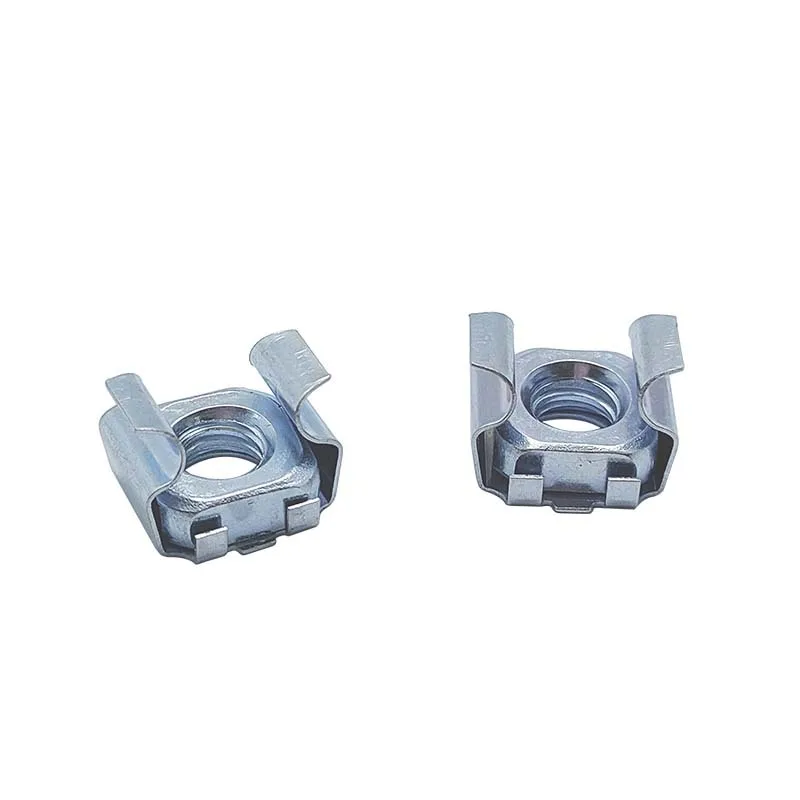 Carbon Steel Stainless Steel 304 316 Anti Rust Zinc Plated M3 M4 M5 M6 M8 M10 M12 Square Lock Cage Nuts