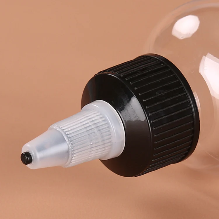 5ml-500ml PET Plastic Tattoo Ink Twist Cap Bottle Pigment Dropper Oil Dispensing Containers
