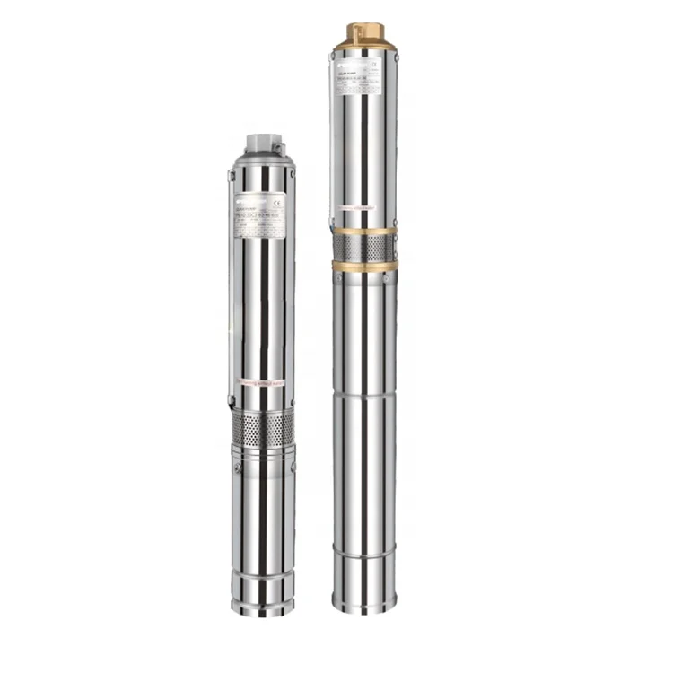 80 м глава 72 В AC DC Солнечная глубокая скважина погружной водяной насос с MPPT функция контроллер