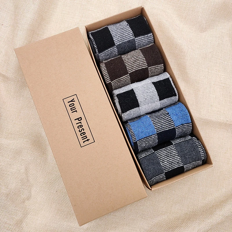 Sock manufacturer box set male socks 5 pairs pack in Business