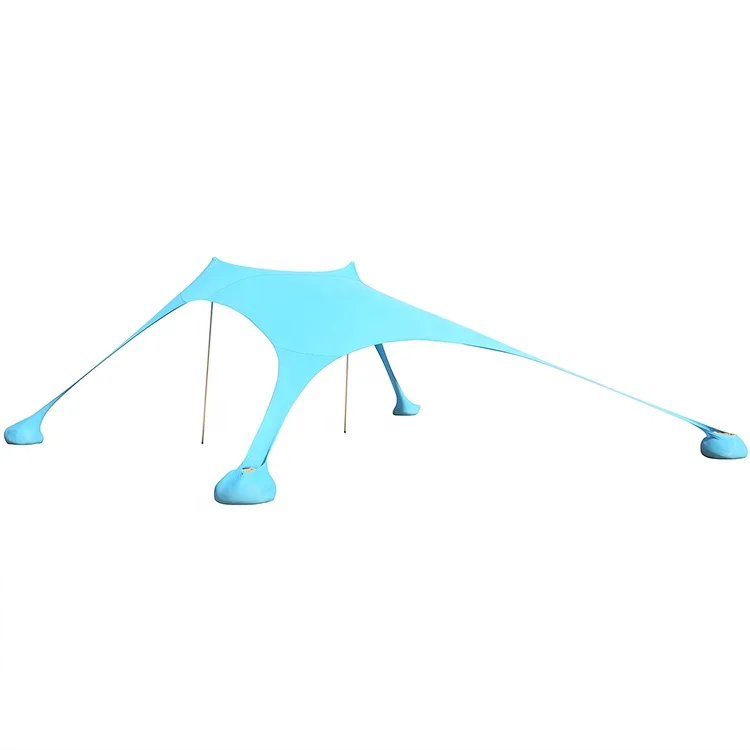 Leisure Sunshine Elastic Lycra Nylon Awning Tent For Beach With UV 50+