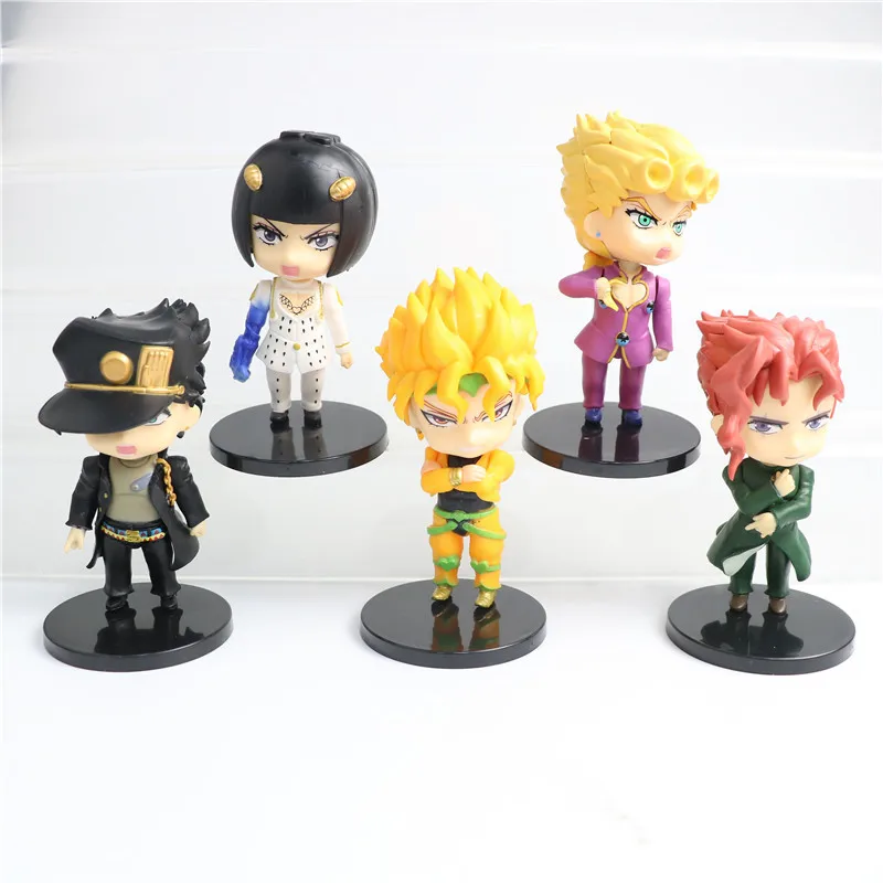 JOJOS Bizarre Adventure Golden Wind Mini PVC Anime Figure Set