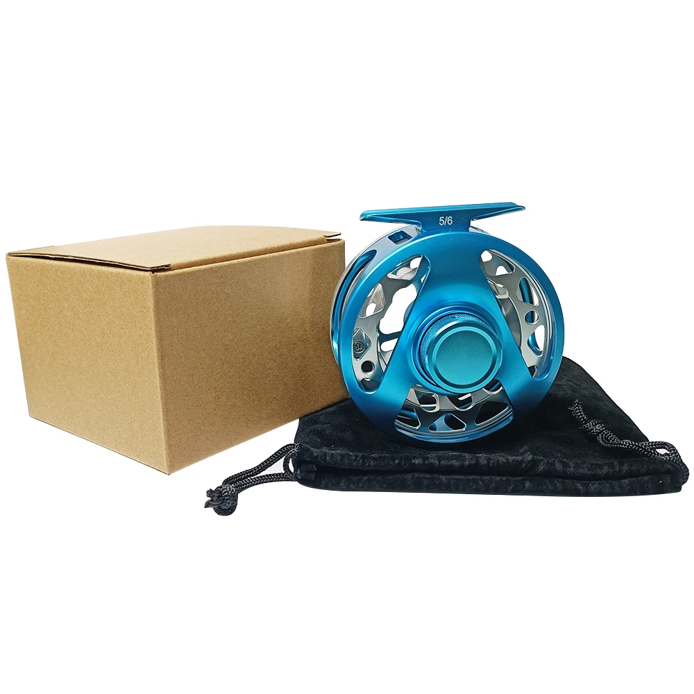 Newbility 3/4 5/6 All Sealed Drag Gear Bearing System Full Metal Aluminum Alloy CNC Machined Cut Trout Fishing Fly Reel