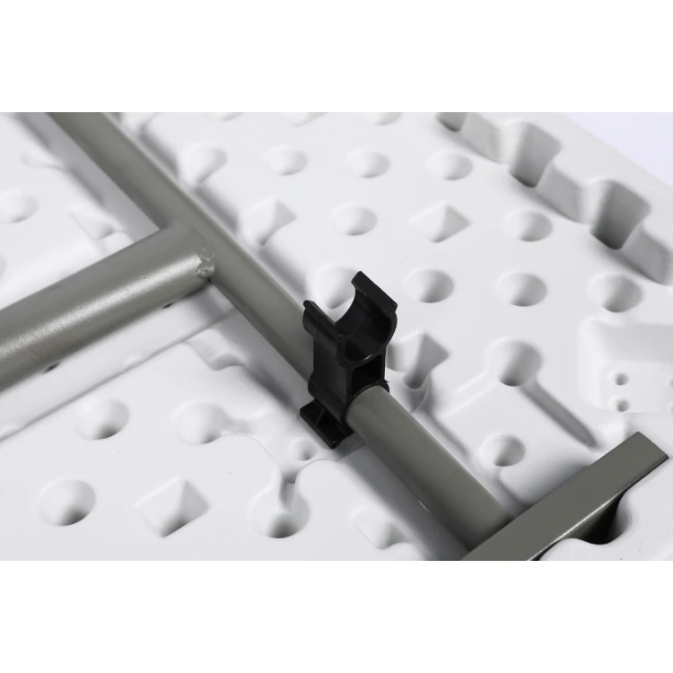 Patio Party Outdoor Lightweight Waterproof White 72 Inch 6ft Folding In Half Rectangle Outdoor Plastic Folding Table