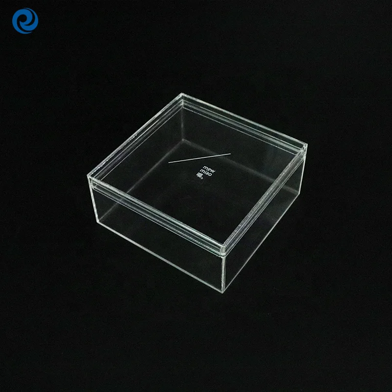 Custom Display Gift Box Acrylic Display Glass Box Cosmetics