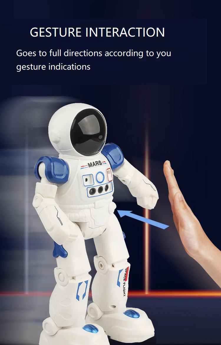 2022 DC Toy Robots Intelligent Kids Toy fashion attractive design robot for kid rc robot toy with remote control