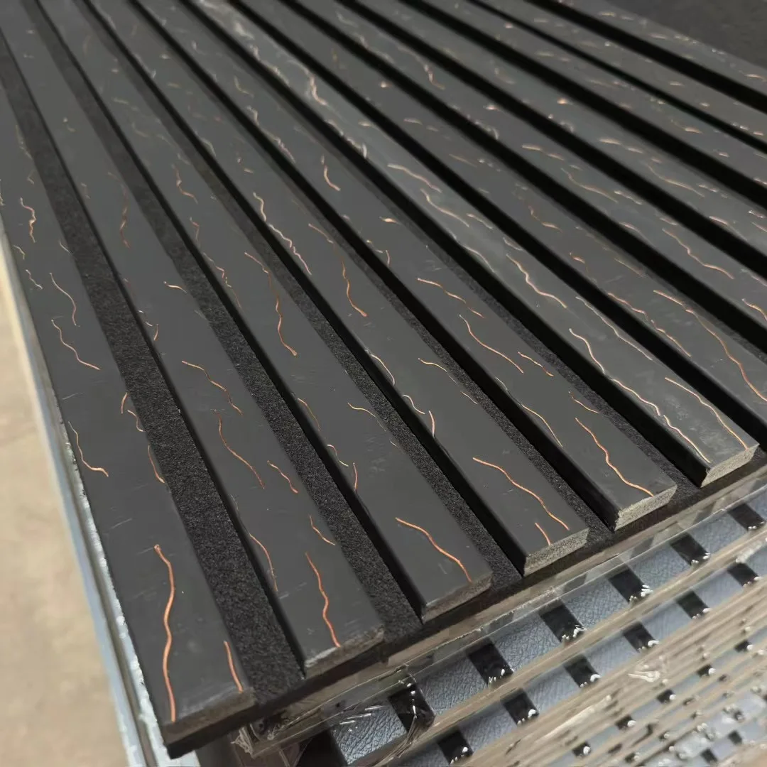 Pet Felt Acoust Diffusion Wall Soundproof Slat Wooden Proof Wall Acoustic Panel