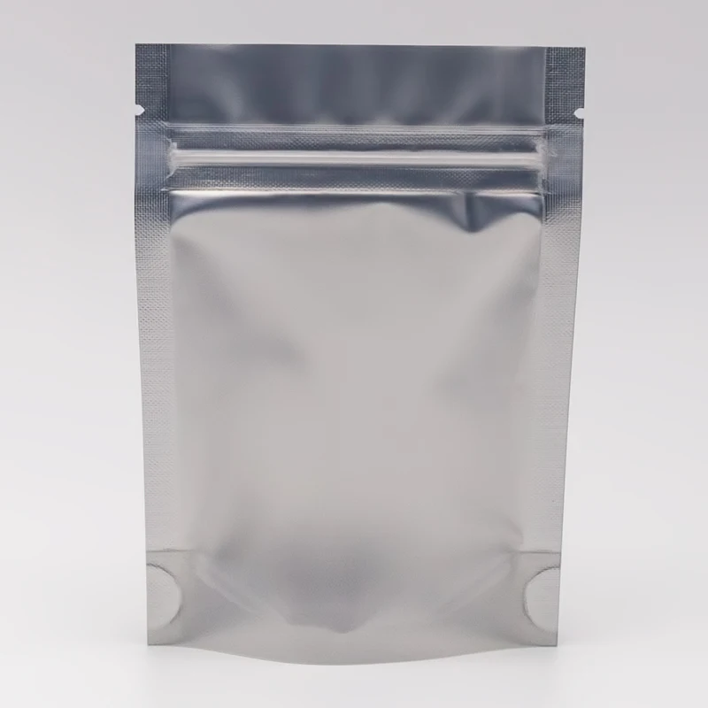 
Matte Black Clear Front Stand-Up Barrier Pouches Eco Aluminum Foil Mylar Bags 