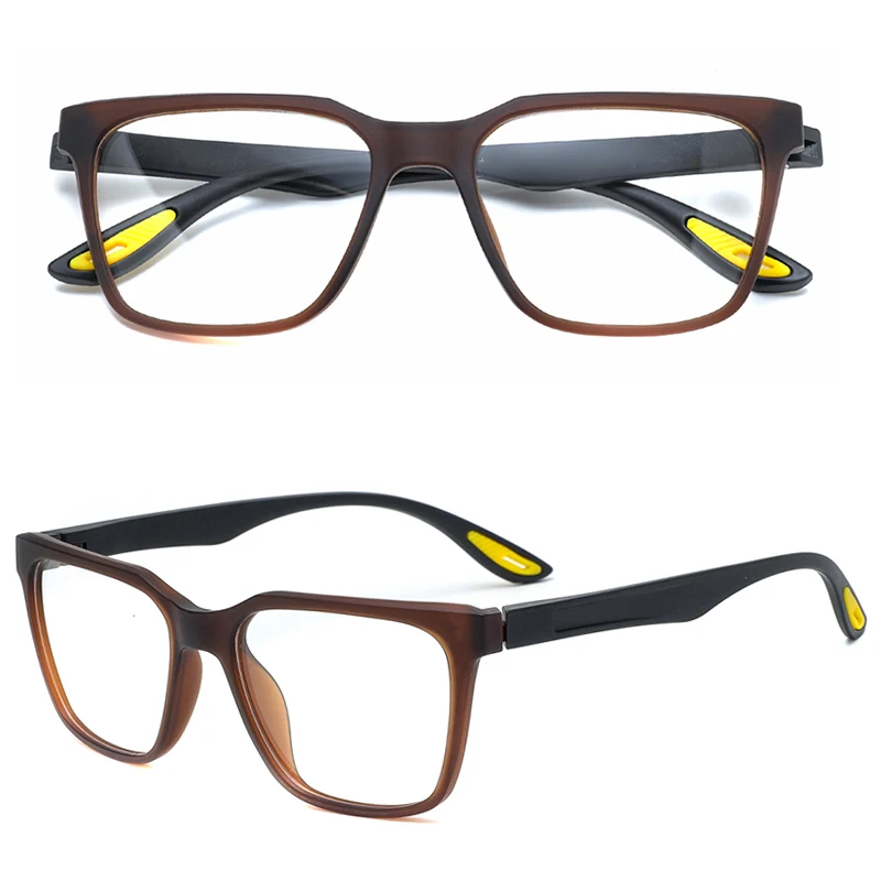 TR90 Manufacture Prescription Eye Frames Optical Glasses 2023 Newest Square Mens Eyeglasses