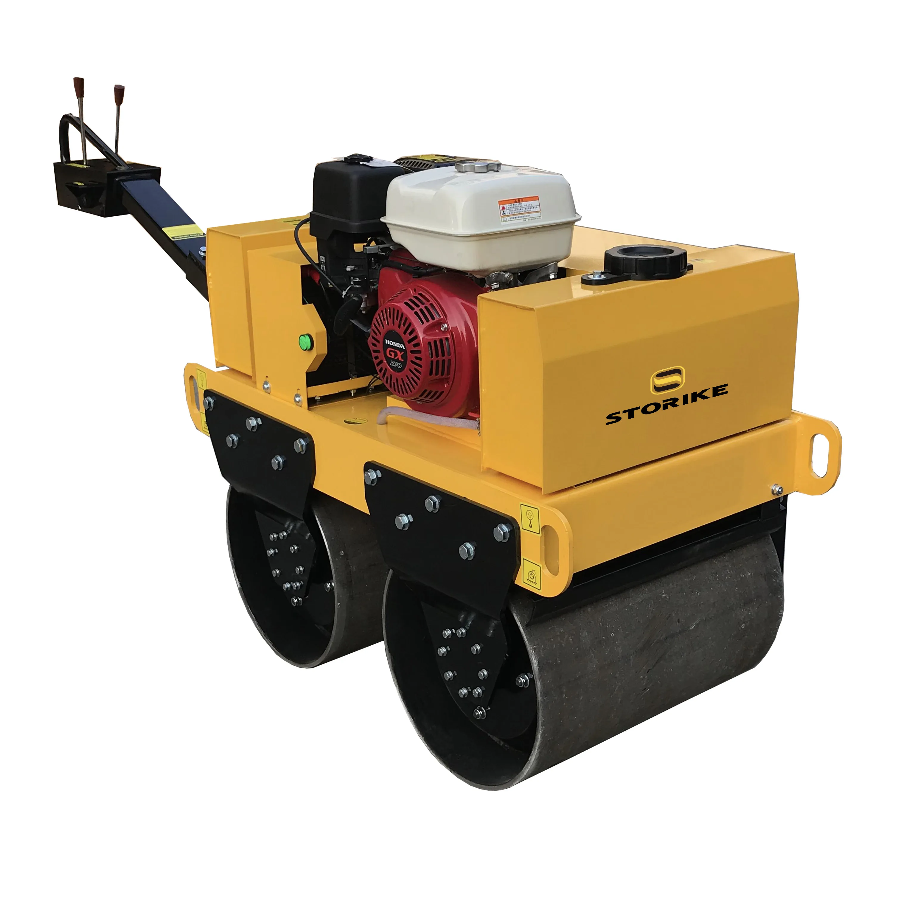 walking behind double drum vibratory roller diesel engine 9hp roller compactor for sale 2 ton hand compact mini type road roller