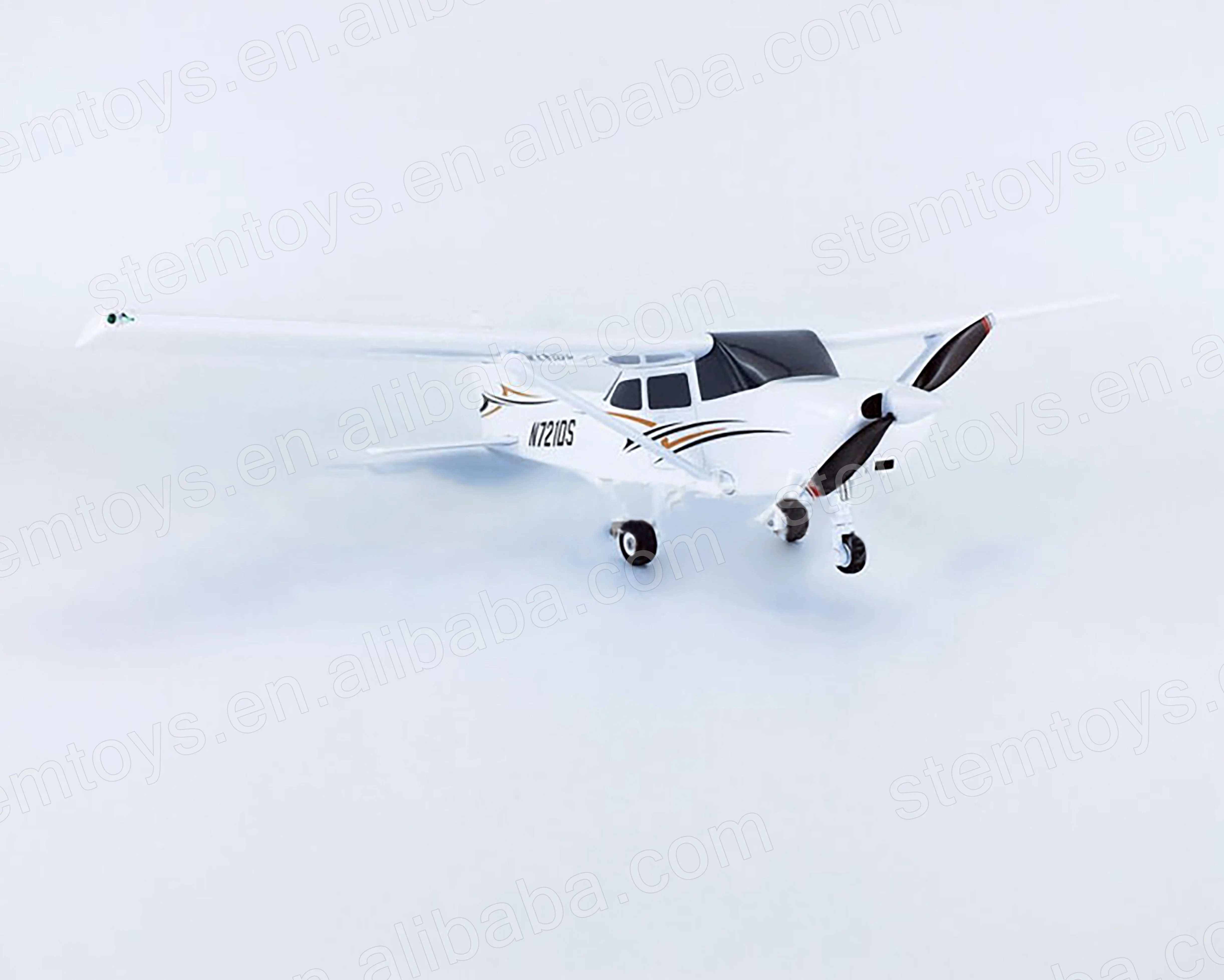 28cm Cessna 172 Skyhawk Skylane Popular Resin Aircraft Model Private Pilot Student Training Fighter Airplane Models Gift