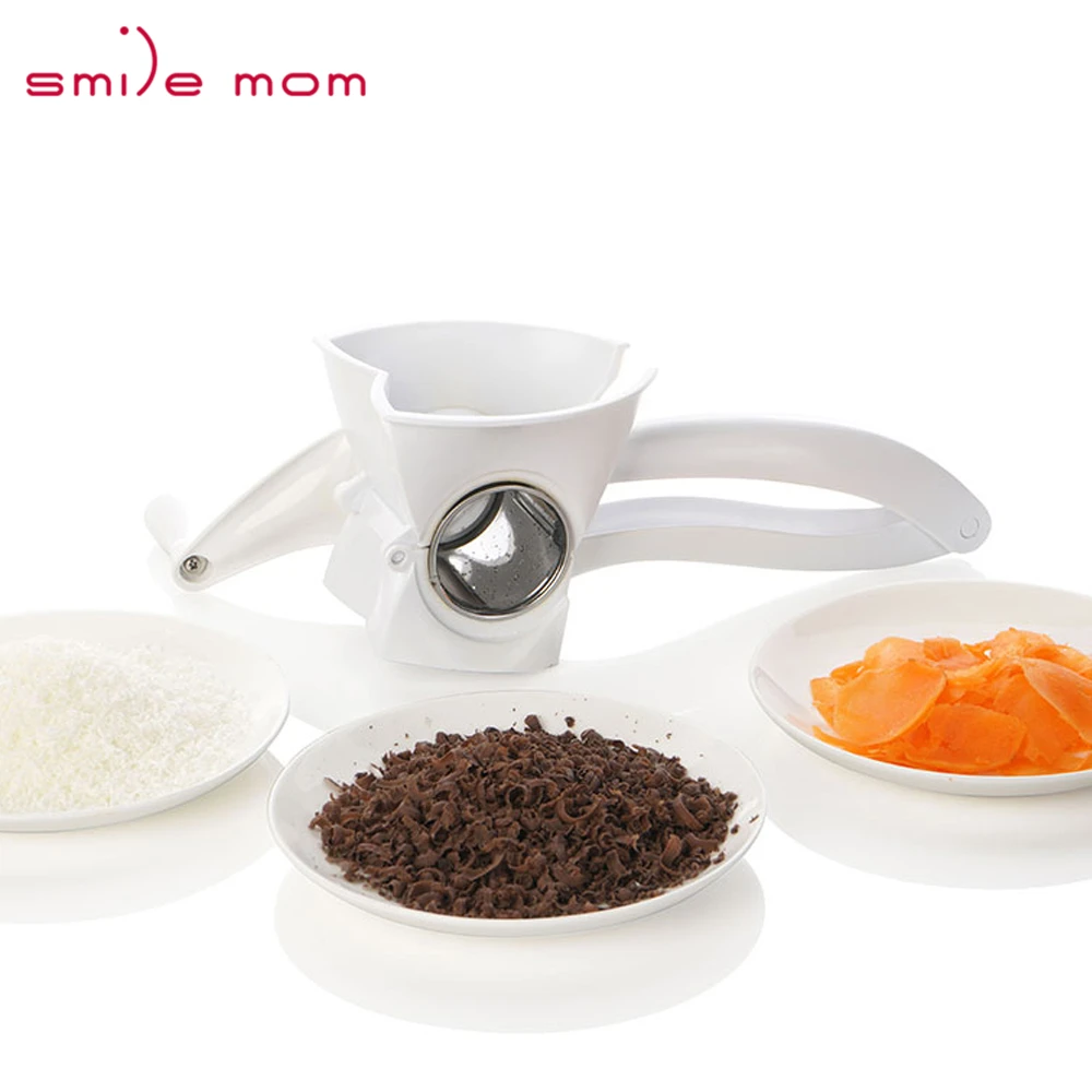 Smile mom Multipurpose Amazing Grater Manual Mini Rotary Cheese Grater