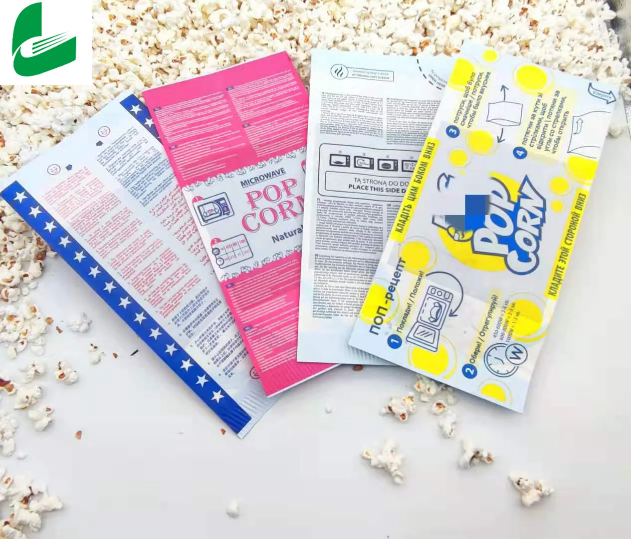 Huafeng Paper Bag Manufacturer Direct Supplier Microwave Popcorn Paper Bag