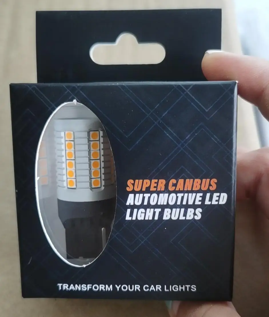 Лидер продаж 12 В без гипер-вспышки P21w 3156 7440 45smd 3030 для заднего хода автомобиля Односторонний Поворотный свет желтая лампа янтарный 4 шт. в упаковке 1156