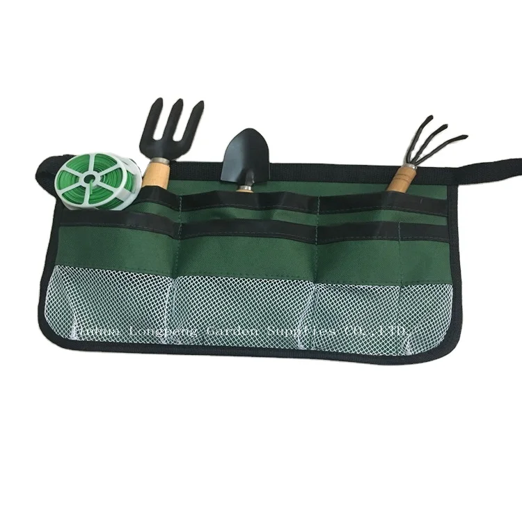 Heavy Duty Multi Pocket Outdoor Garden Tool Hand Bag Set For Planting Gardening Tool, High Quality Garden Tool Set