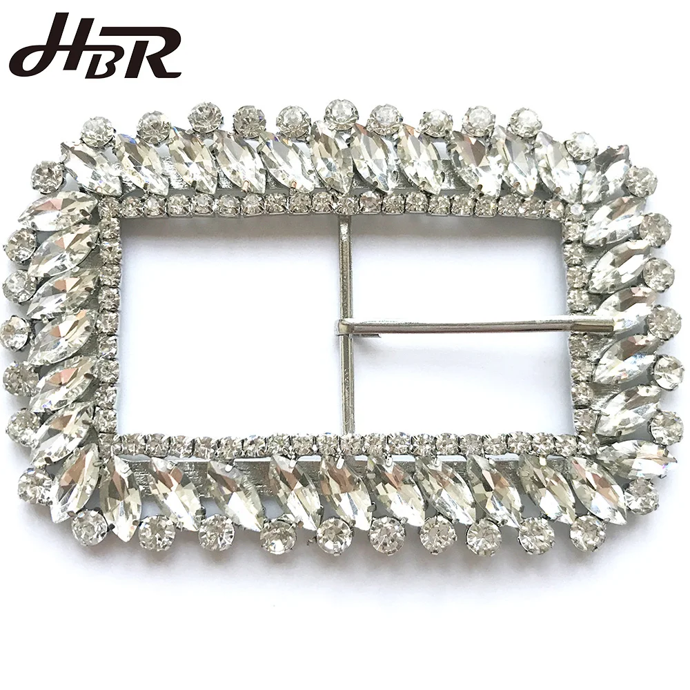 Wholesale Fancy Crystal Belt Buckle Customized Rhinestone Buckles for Wedding/Belt/Dress/Shoes