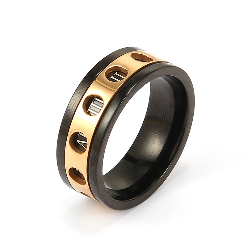 Custom made stainless steel non tarnish ring for men
