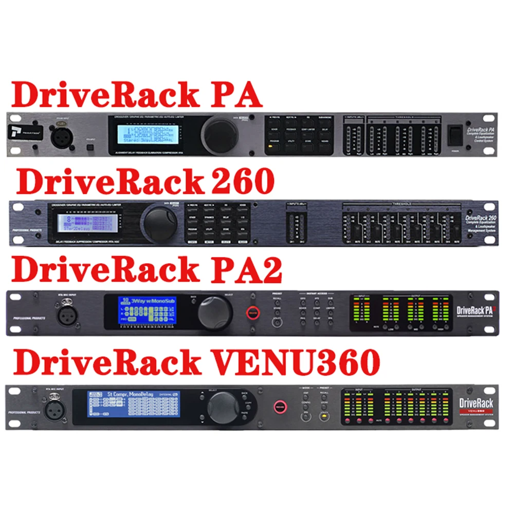Factory DBX  DriveRack Audio Effects Processor Digital Speaker Management Professional Digital Dsp Audio Processor