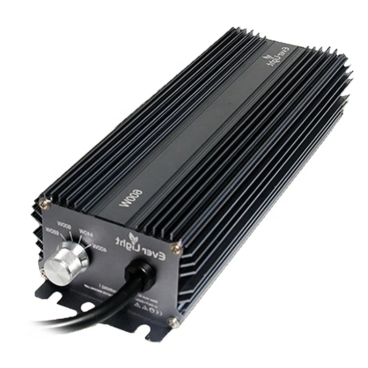 Hydroponics 600w Dimmable Ballast Hps Bulb Reflector Digital Indoor Grow Light Kit