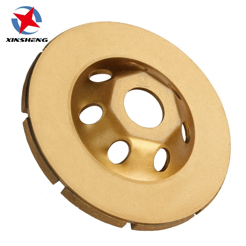 Diamond Concrete Grinding Wheel 4 1/2 inch For Polishing And Cleaning Stone Concrete Surface, Cement, Marble, Rock, Granite