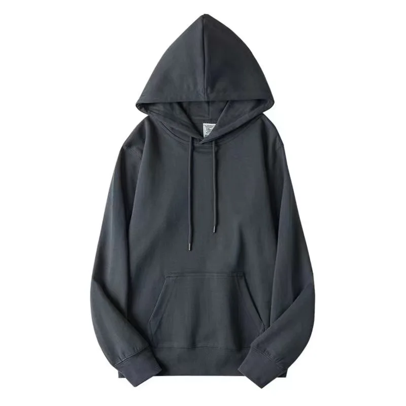 High Quality 300gsm Heavyweight Pullover Hoodie French Terry Hoodies Drop Shoulder No Strings Heavy Oversized Men Hoodies