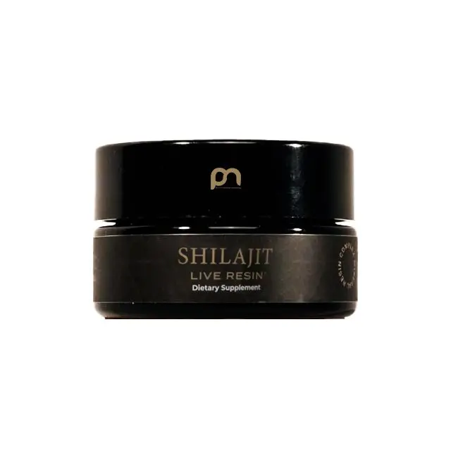 Pure Shilajit Resin with Elemental Gold Fulvic Acid, 84+ Trace Minerals for Digestive Health, Immune Support, Focus & Energy OEM