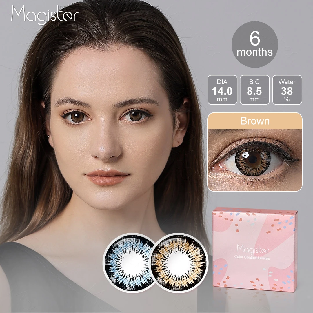 Magister Inocent Blue Eye Contact Lenses 14.5mm Color Eye Lens Contact Lenses 6 Months Eye Color Contact Lenses