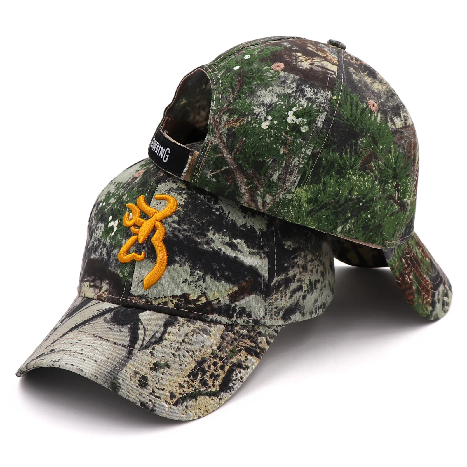 High Quality Men Women Outdoor Sports Jungle Hunting Hiking Fishing Adult Fashion Sun Hat Embroidery Camouflage Baseball Cap