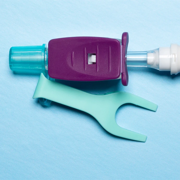 Закрытая всасывающая система Fr4 ISO CE, медицинский закрытый всасывающий катетер для интубации