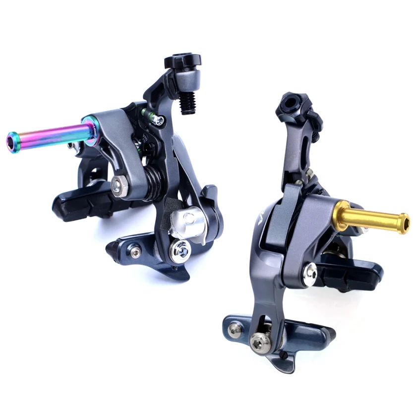TITST Road Bike C Brake Pivot Center Nut with Washer c Front Rear Brake Caliper Screw Bolt Titanium Alloy M6x10/15/20/25/30/40mm