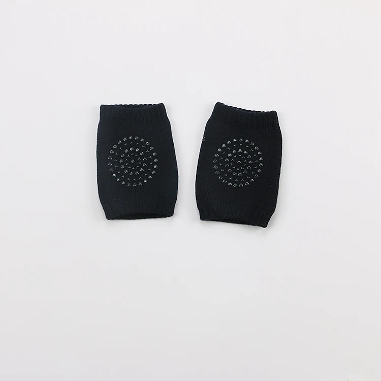  Customized Factory Supply High Quality Knitted Silicon Anti Slip Baby Kids Knee
