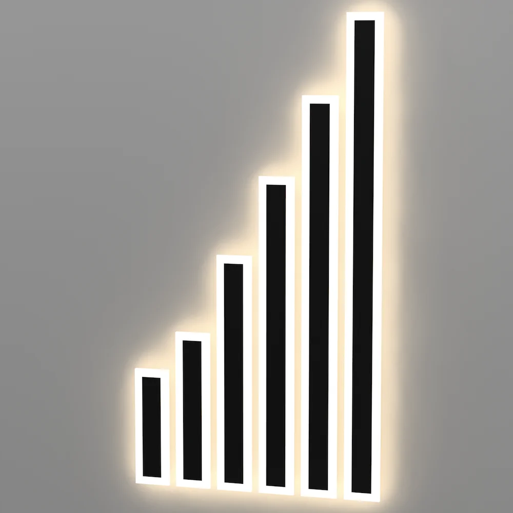 BOKUN High Quality Villa Corridor Lighting Waterproof IP65 Linear Light Modern Outdoor LED Wall Lamp for Home