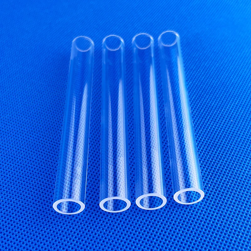 custom chemical instrument spiral quartz tube