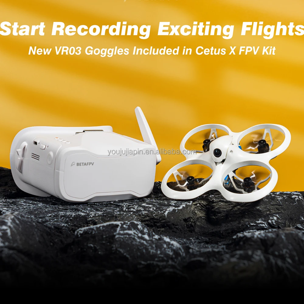 Совершенно новый BETAFPV Дрон Cetus X FPV комплект поставляется с M04 25-400 МВт VTX и C04 камера VR03 очки