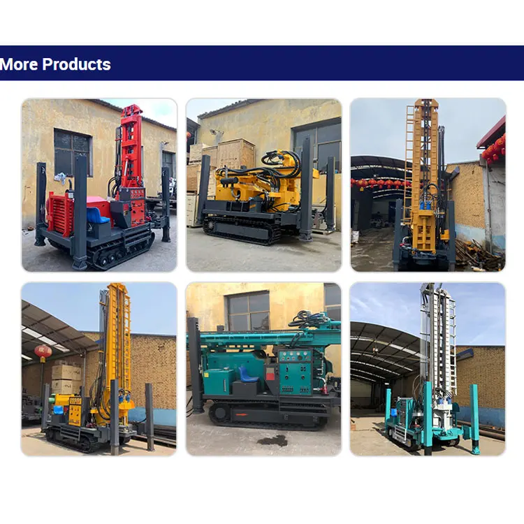 Competitive Price multiple function rig drill bore hole 200m 300m 400m water well drilling rig machine water well drilling rig