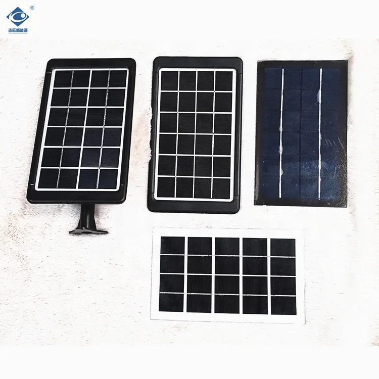 Factory Supply High Efficiency ZW-3W-S Outdoor Solar Charger 6V 9V 12V Glass Laminated Solar Panel Sets