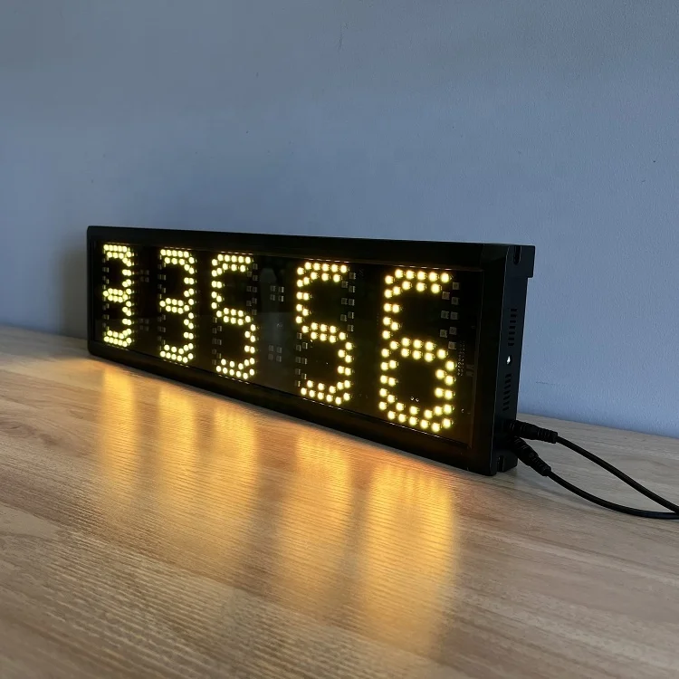 5 Inch 5 Digits Marathon LED Timer Indoor Countdown Race Clock Tripod Running Timer