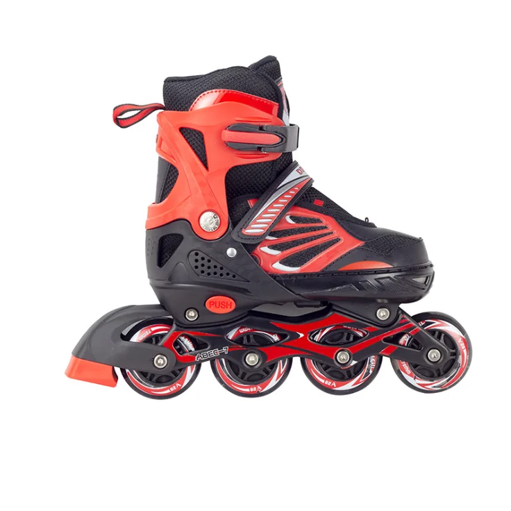 Hot selling flashing PU wheels roller skates for beginner children inline skates